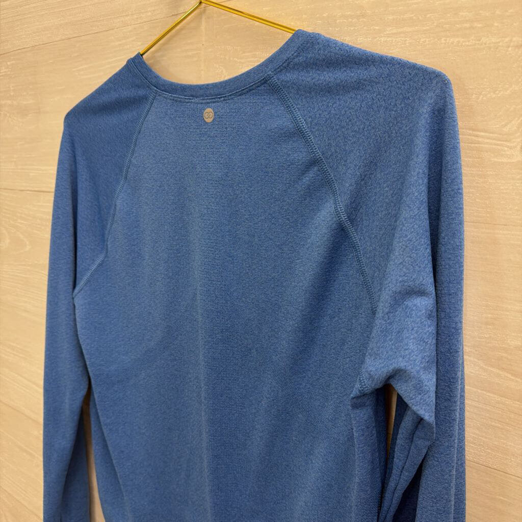 Calia Blue Long Sleeve Athletic Top Large