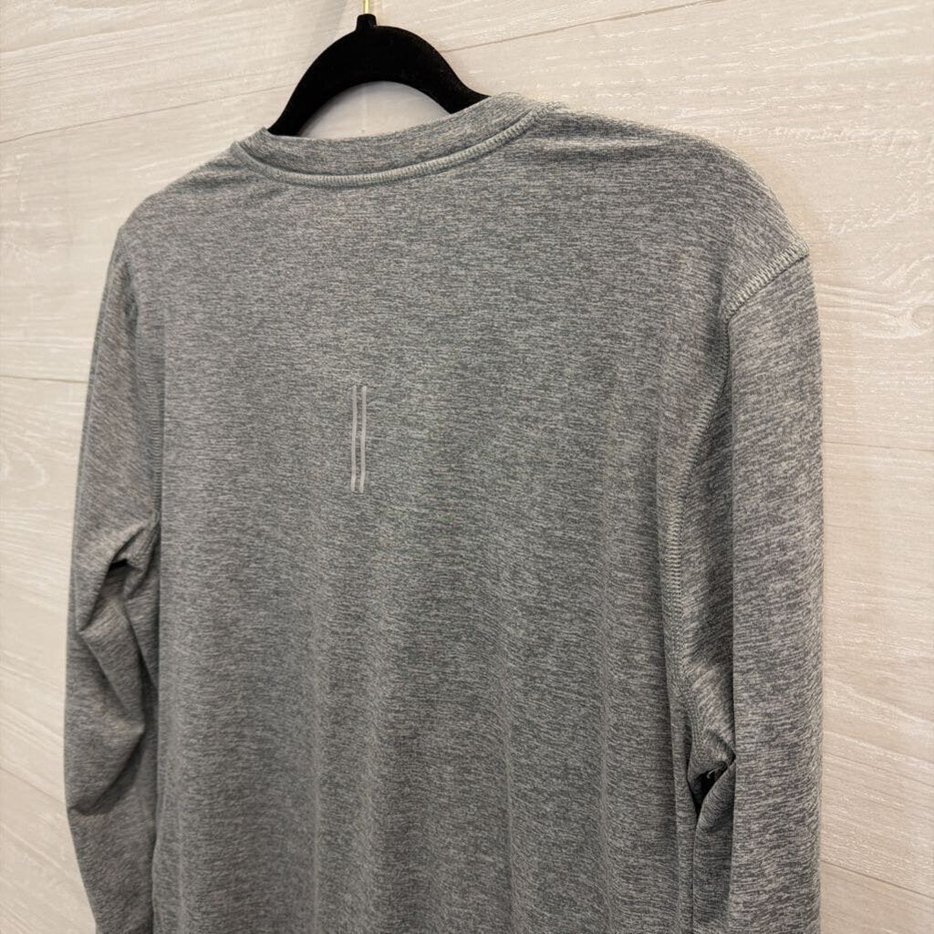 Nike Grey Long Sleeve Athletic Top Medium