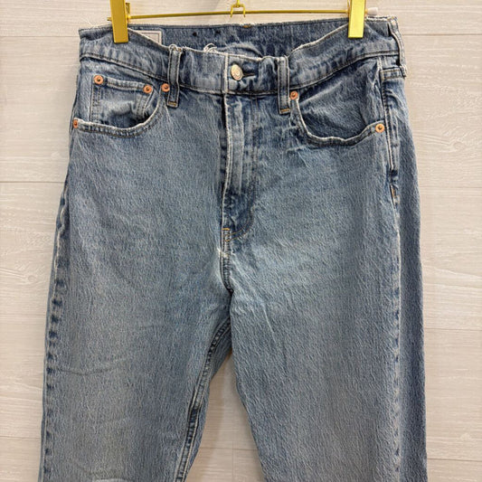 Gap Light Wash Sky High Straight Jeans 30