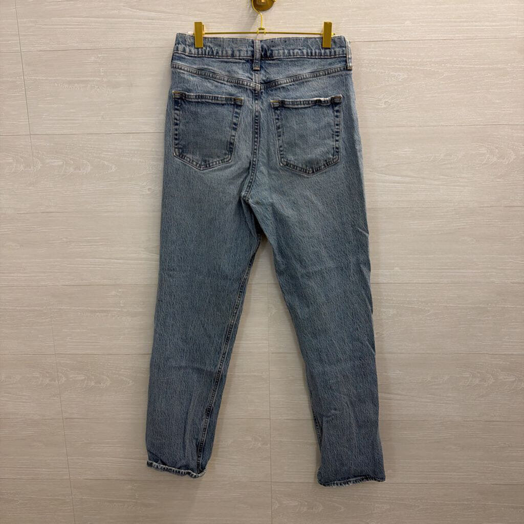 Gap Light Wash Sky High Straight Jeans 30