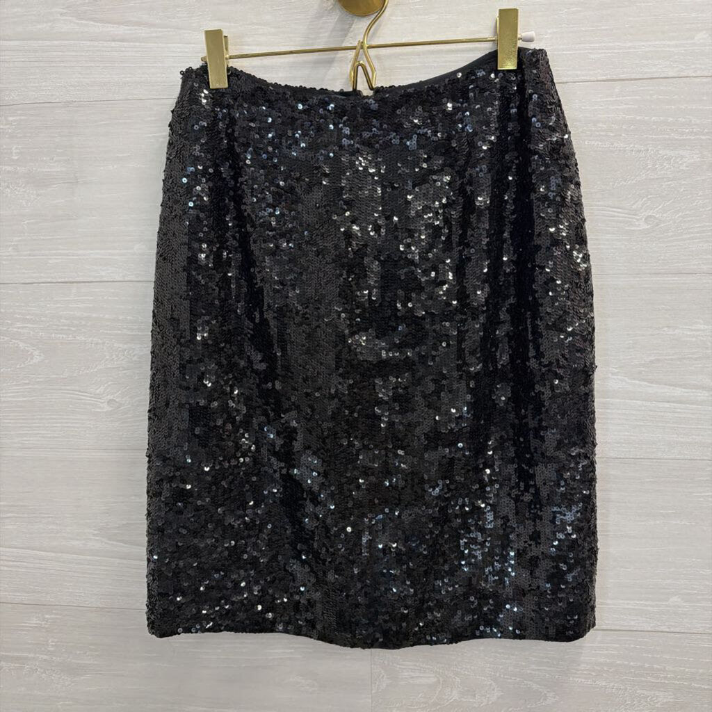 Ralph Lauren Black Sequin Skirt 6