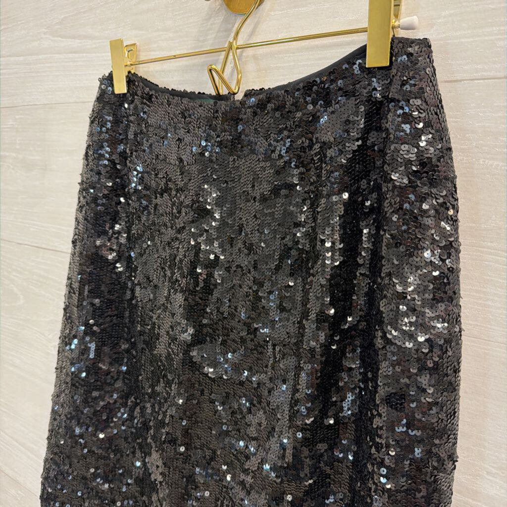Ralph Lauren Black Sequin Skirt 6