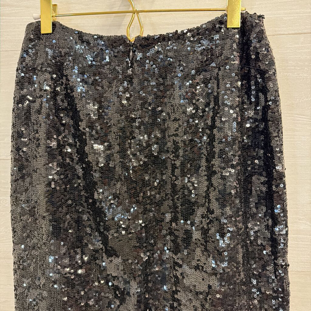Ralph Lauren Black Sequin Skirt 6
