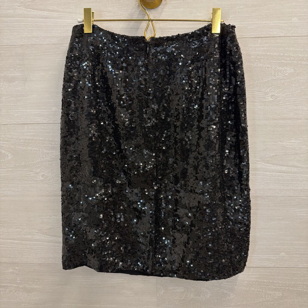 Ralph Lauren Black Sequin Skirt 6