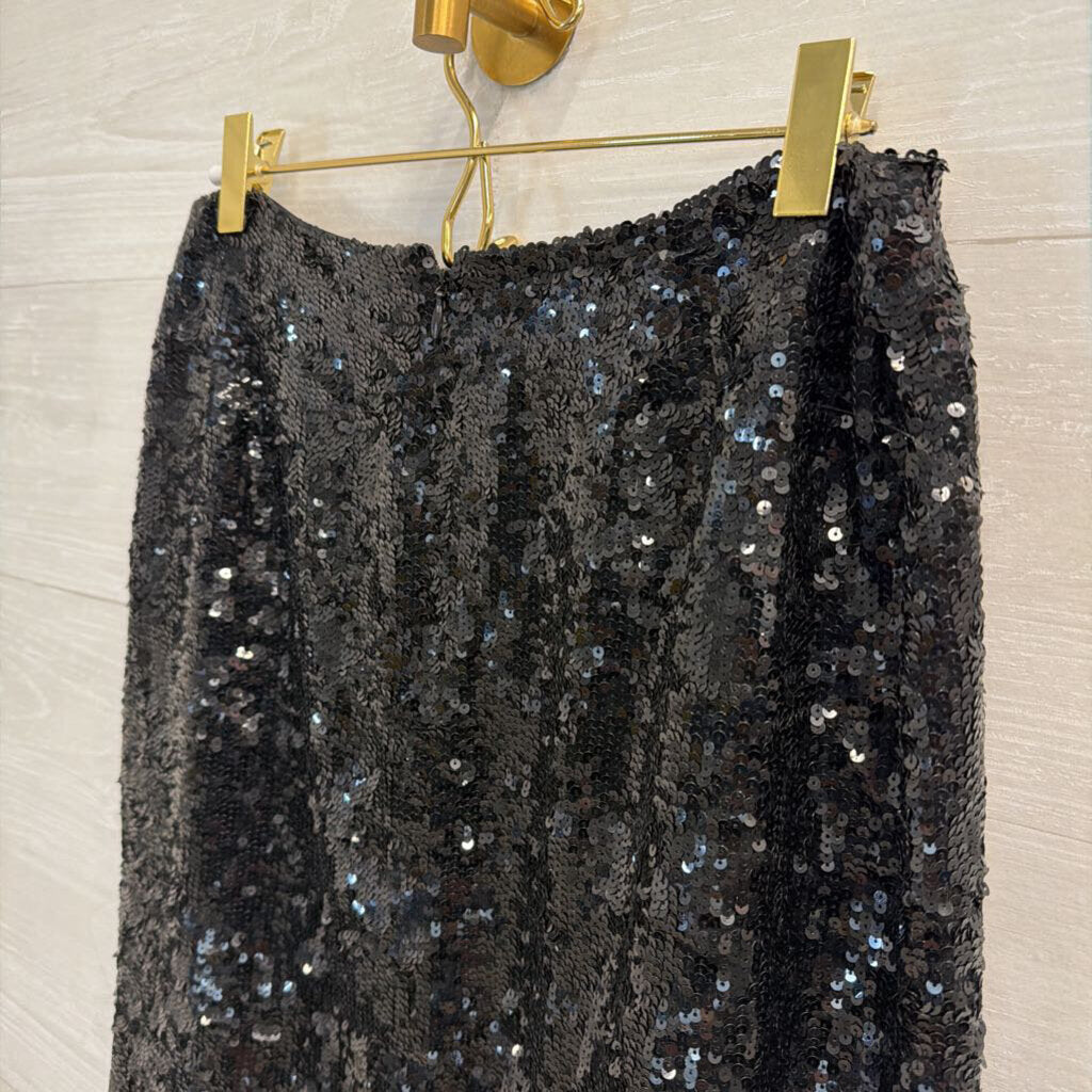 Ralph Lauren Black Sequin Skirt 6