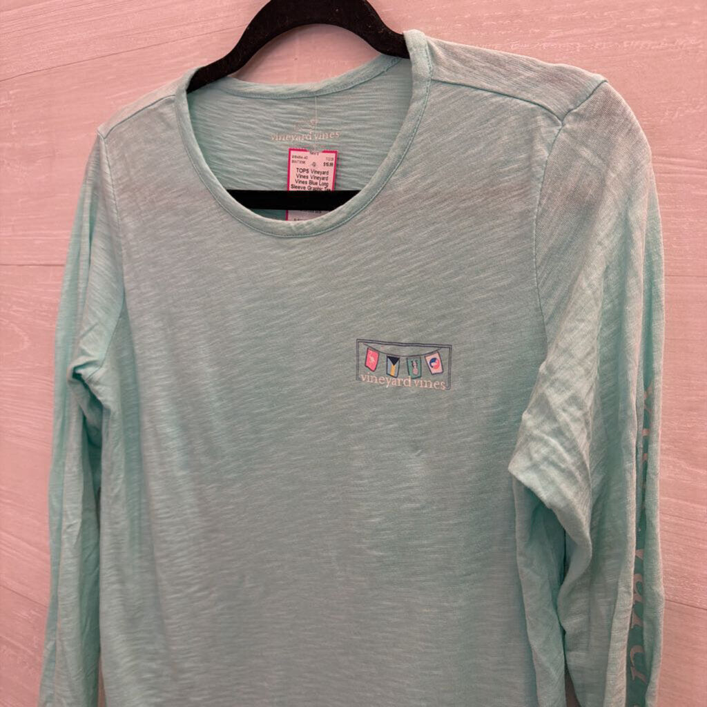 Vineyard Vines Blue Long Sleeve Graphic Tee XXS
