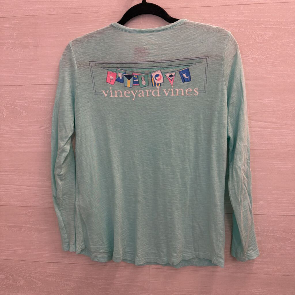 Vineyard Vines Blue Long Sleeve Graphic Tee XXS