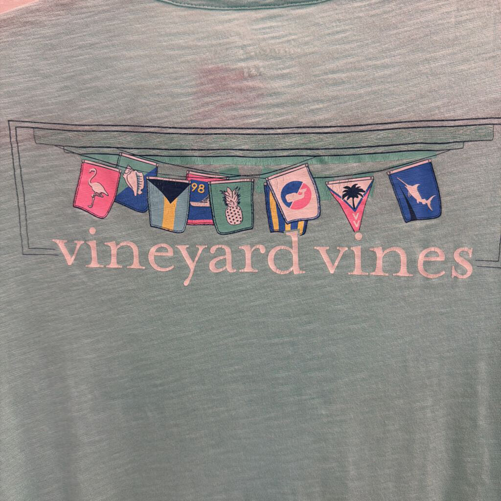 Vineyard Vines Blue Long Sleeve Graphic Tee XXS