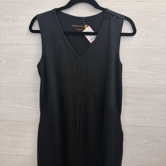 Ambernoon II Black Sleeveless Jumpsuit XXS