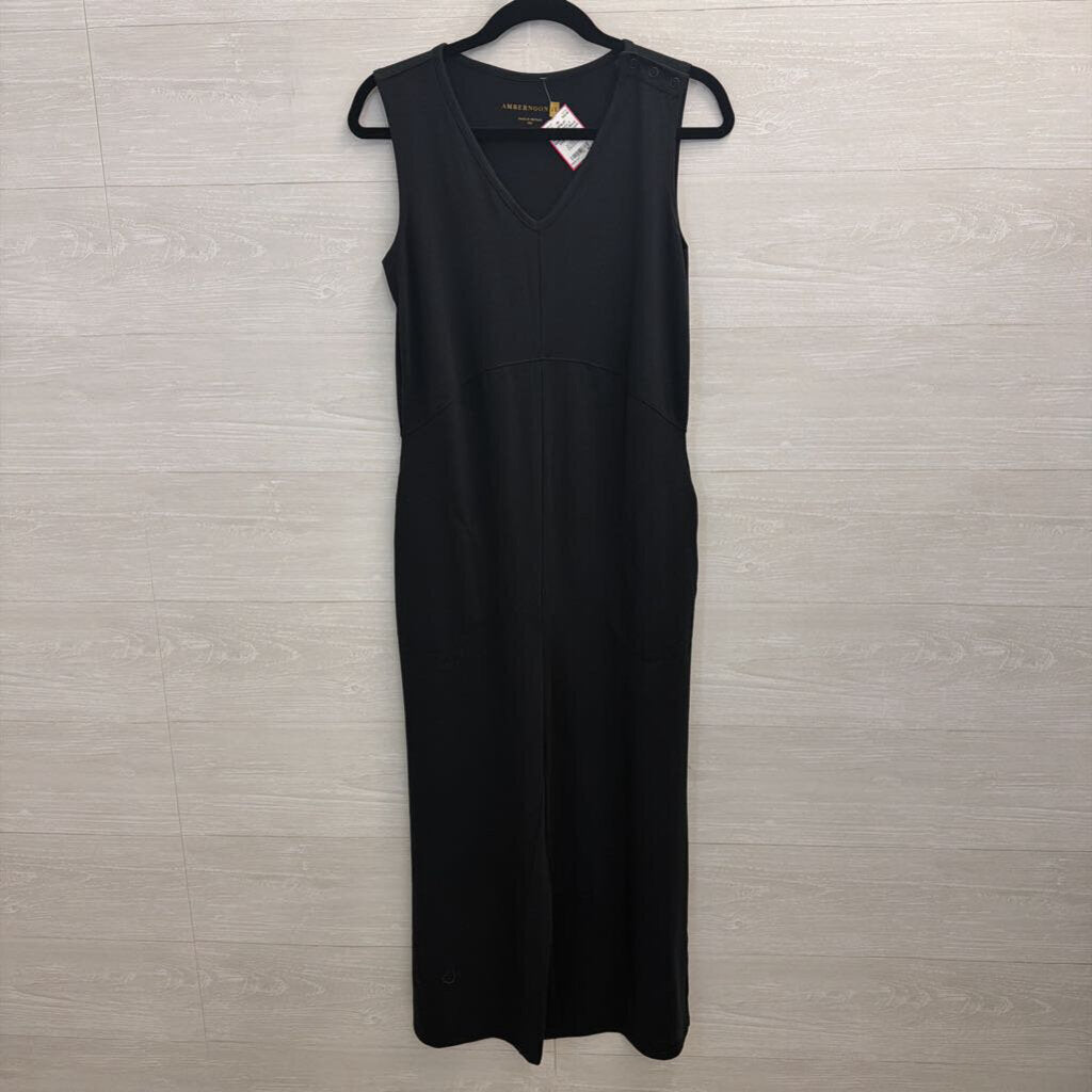 Ambernoon II Black Sleeveless Jumpsuit XXS