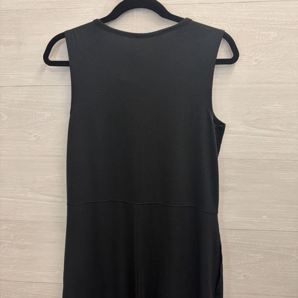 Ambernoon II Black Sleeveless Jumpsuit XXS