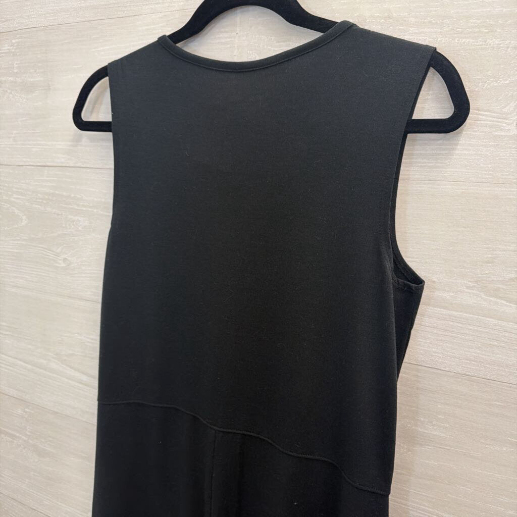 Ambernoon II Black Sleeveless Jumpsuit XXS
