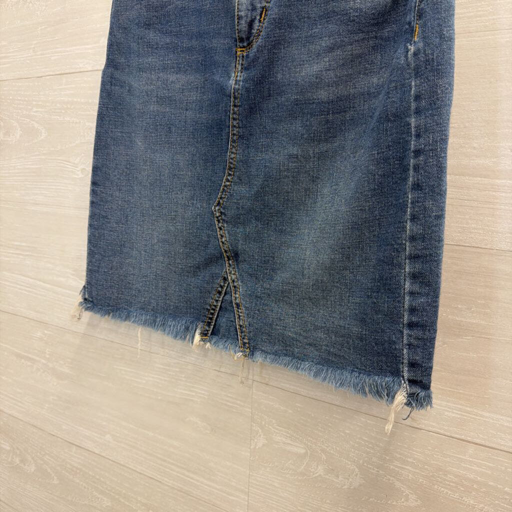 Medium Wash Denim Skirt 27