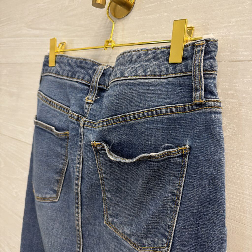 Medium Wash Denim Skirt 27