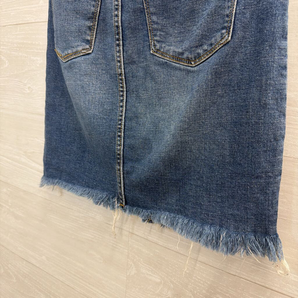 Medium Wash Denim Skirt 27