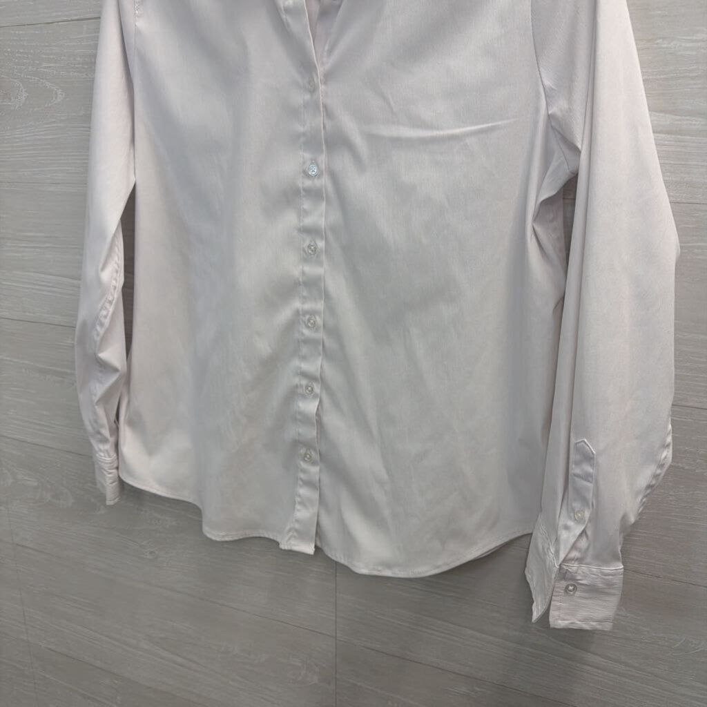 Como Vintage White Long Sleeve Button Down Top Extra Large