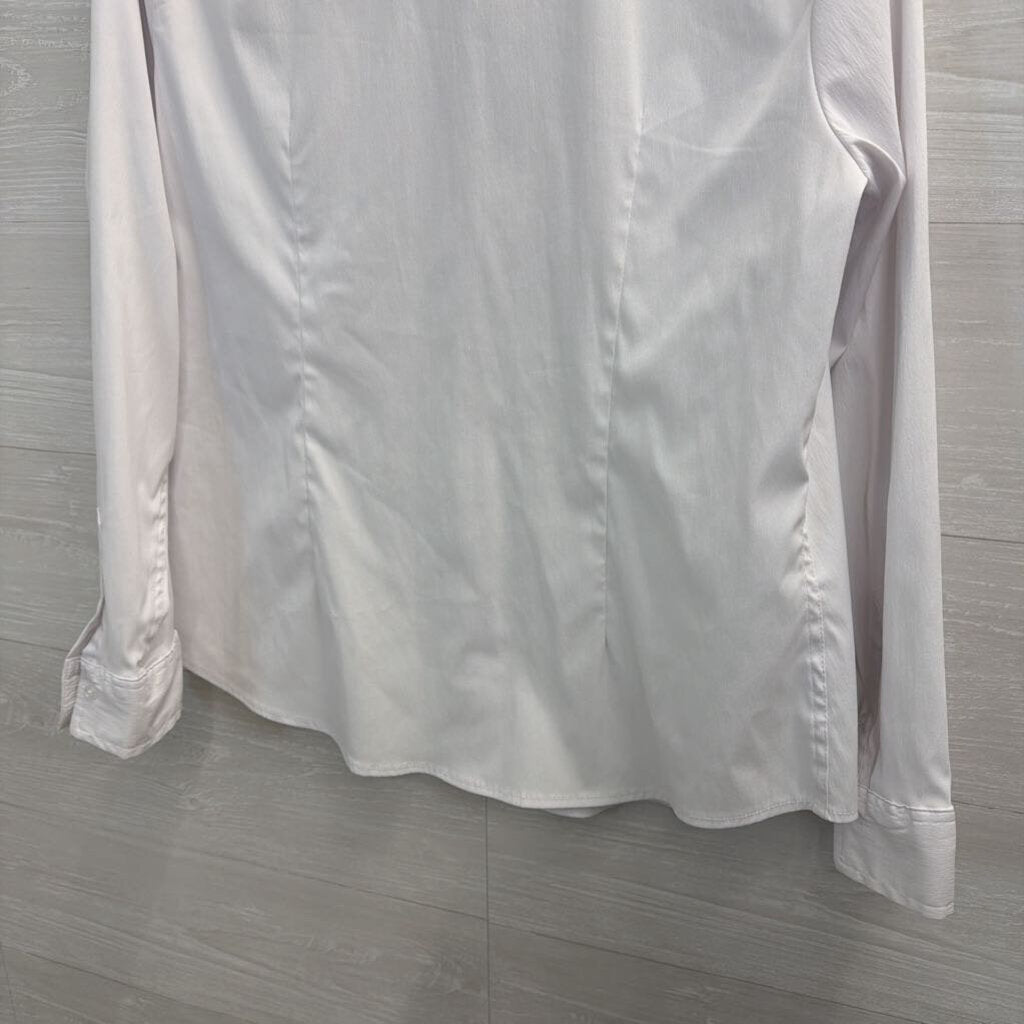 Como Vintage White Long Sleeve Button Down Top Extra Large