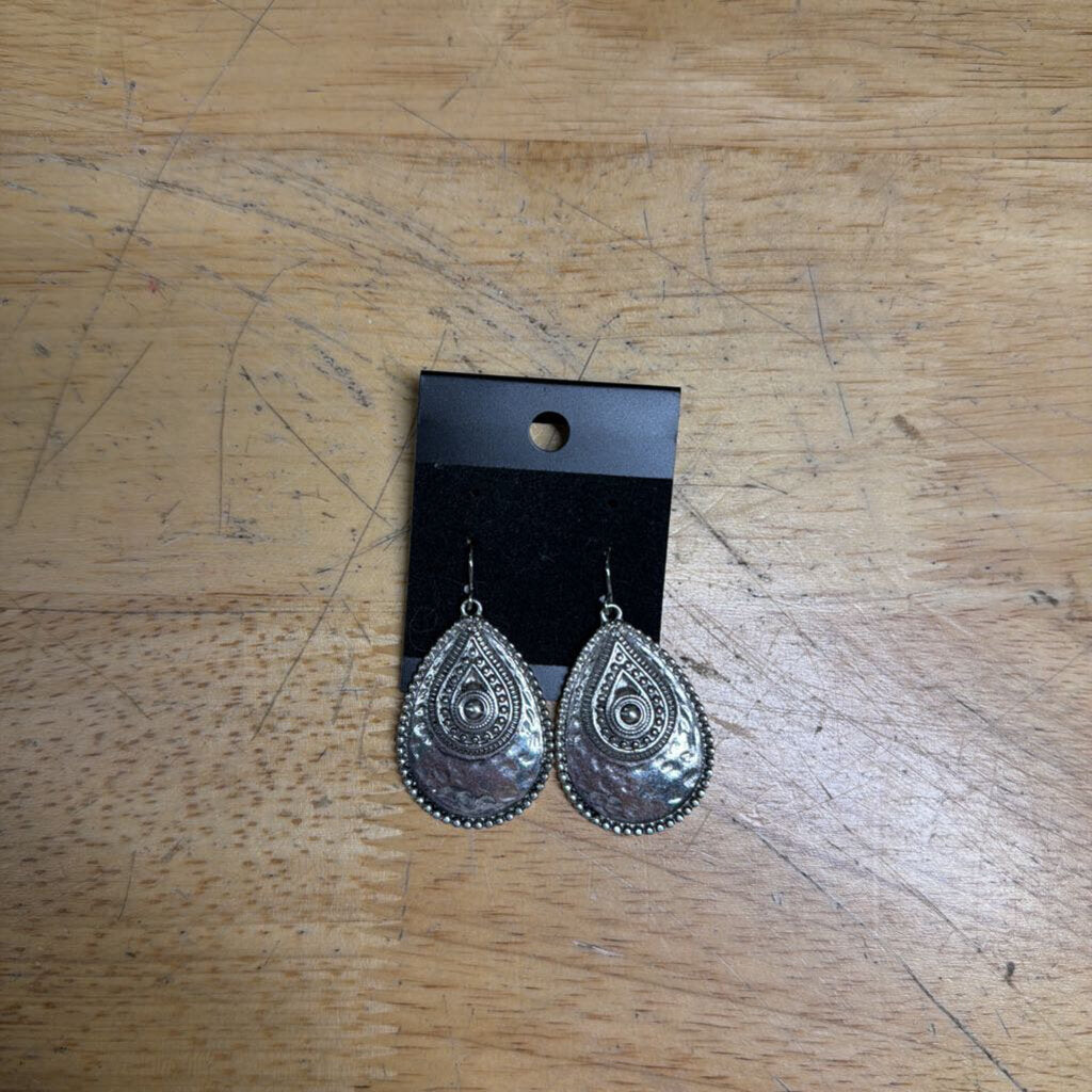 Silver Drop Earrings