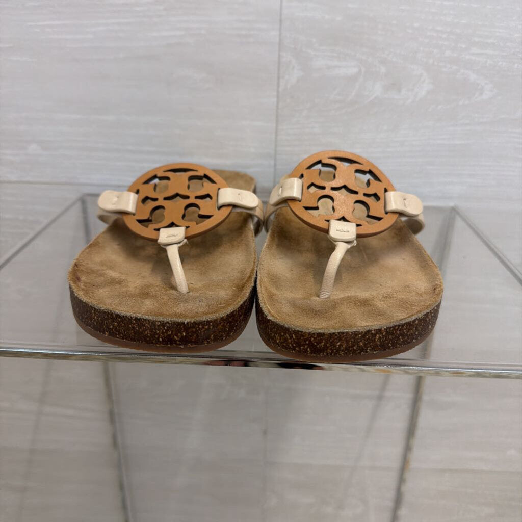 Tory Burch Brown Miller Cloud Sandals 10.5