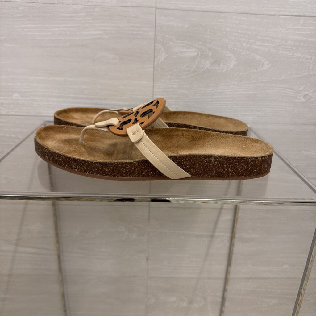 Tory Burch Brown Miller Cloud Sandals 10.5