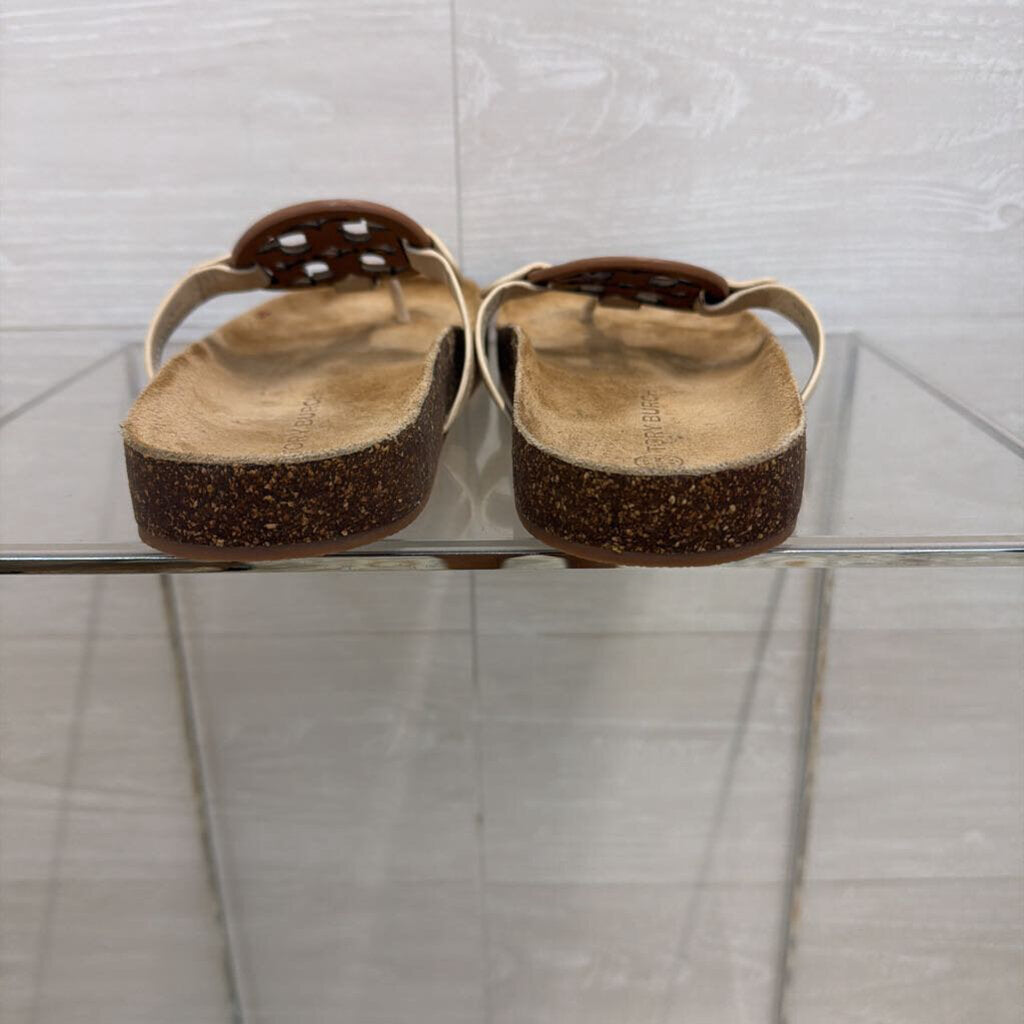 Tory Burch Brown Miller Cloud Sandals 10.5