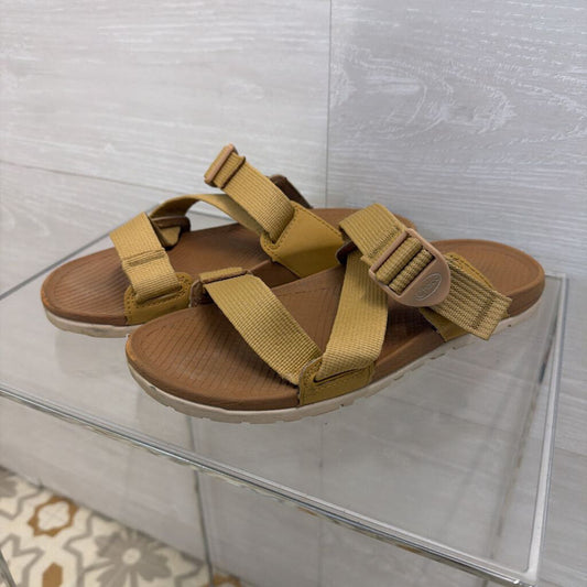 Chaco Brown Lowdown Slide Sandals 8