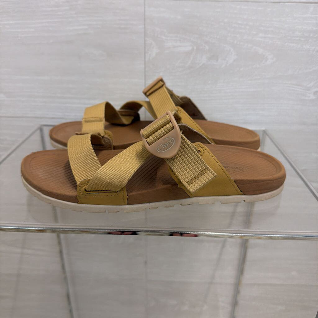 Chaco Brown Lowdown Slide Sandals 8