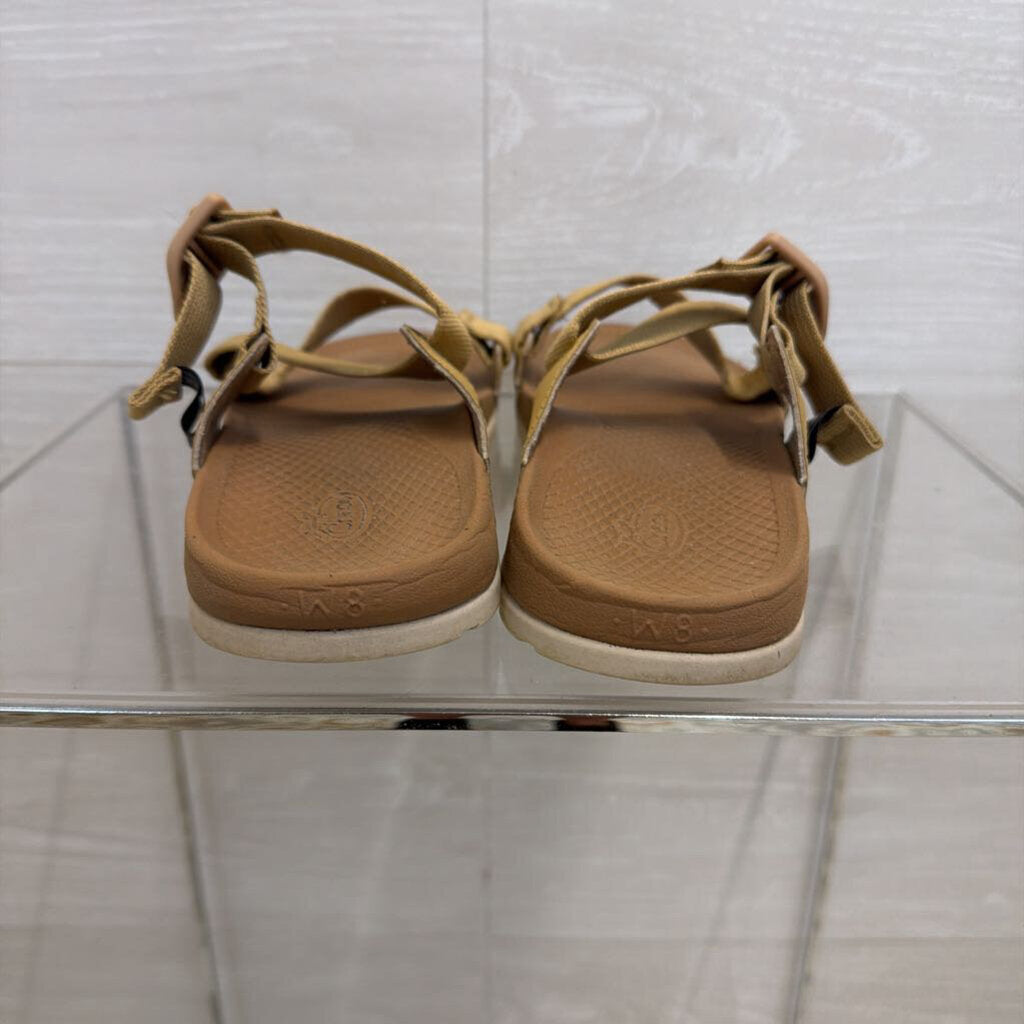 Chaco Brown Lowdown Slide Sandals 8