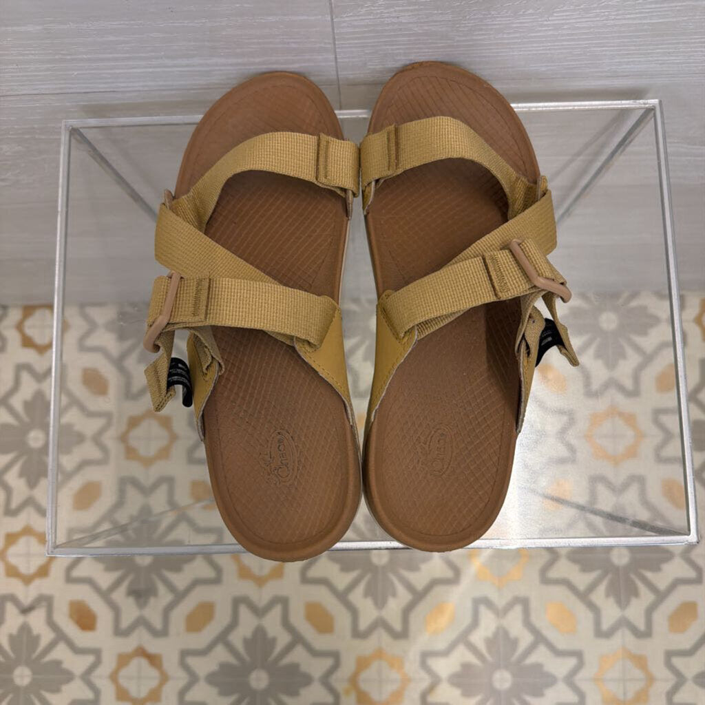 Chaco Brown Lowdown Slide Sandals 8