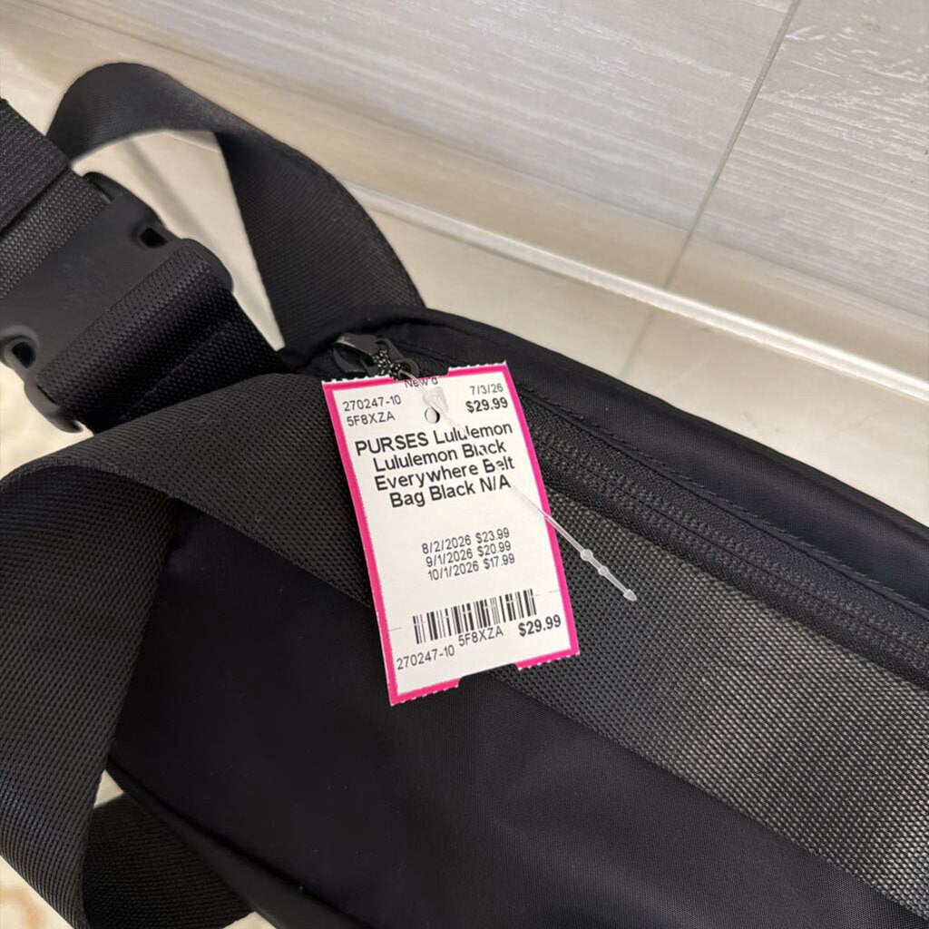 Lululemon Black Everywhere Belt Bag