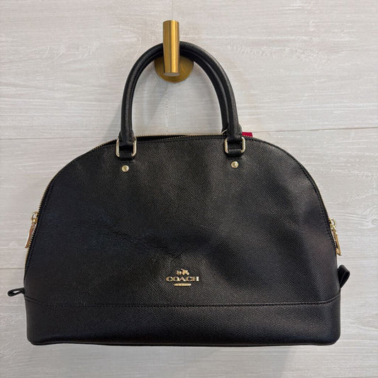 Coach Black Leather Sierra Satchel Purse