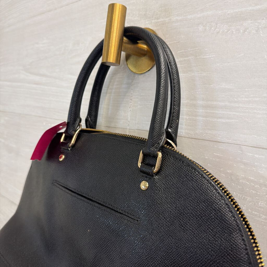 Coach Black Leather Sierra Satchel Purse
