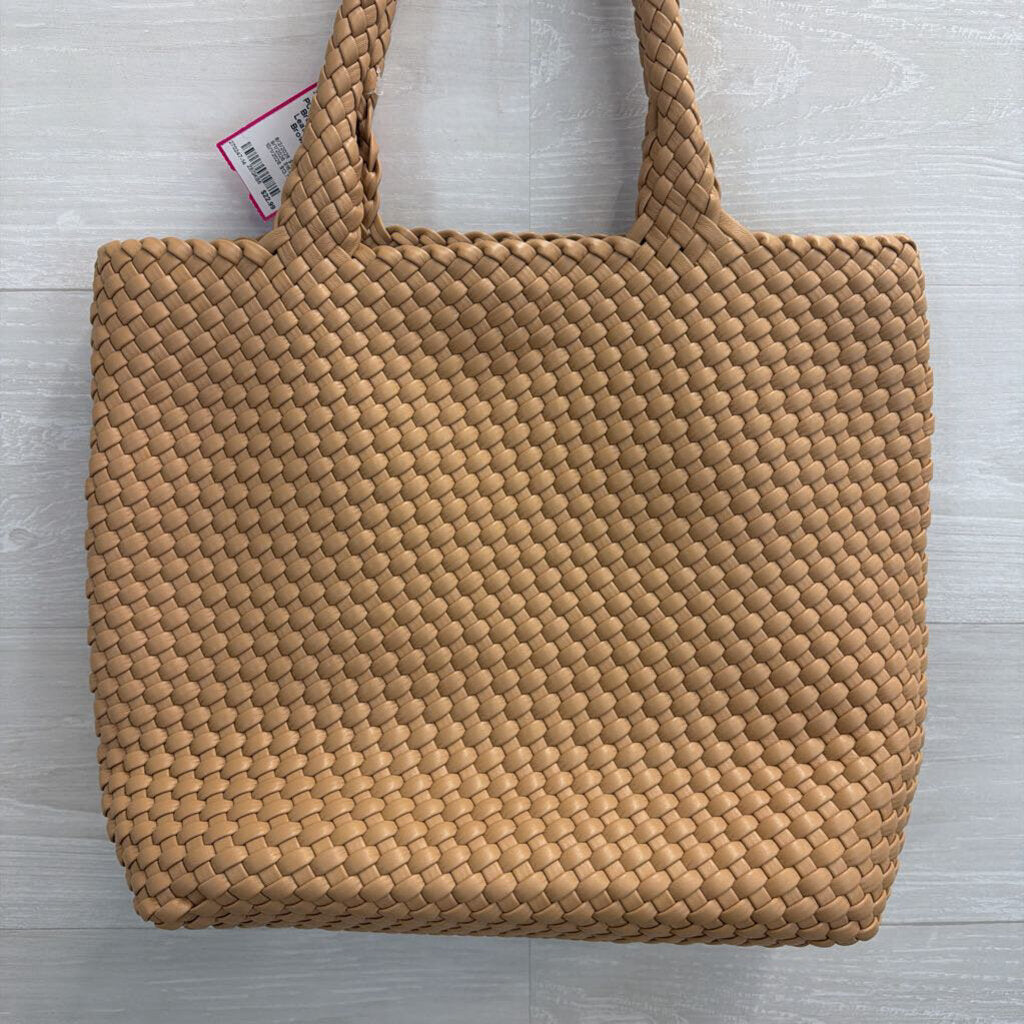 Brown Woven Leather Purse