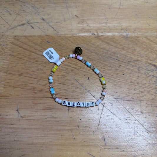 Little Words Project 'Breathe' Beaded Stretchy Bracelet