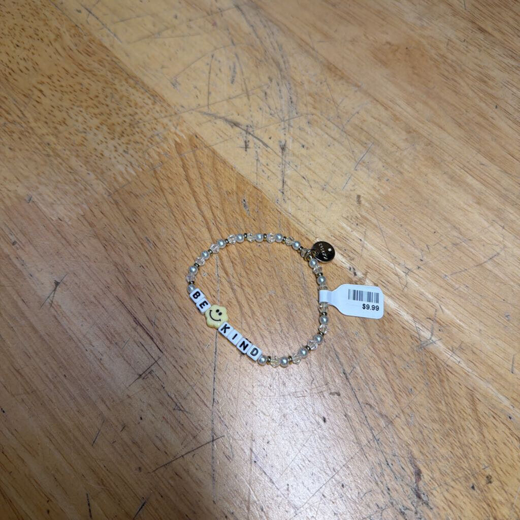Little Words Project 'Be Kind' Beaded Stretchy Bracelet