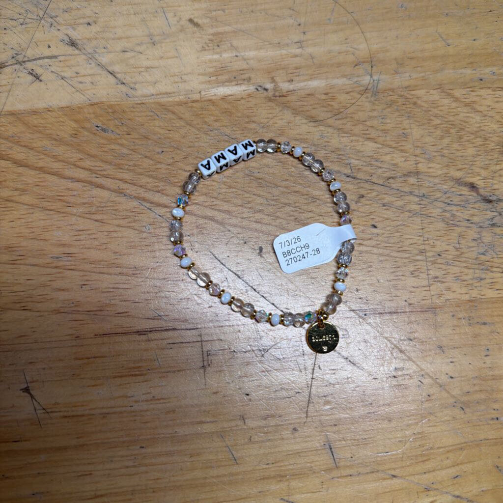 Little Words Project 'Mama' Beaded Stretchy Bracelet