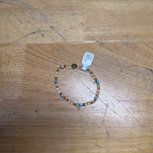 Little Words Project Evil Eye Stretchy Beaded Bracelet