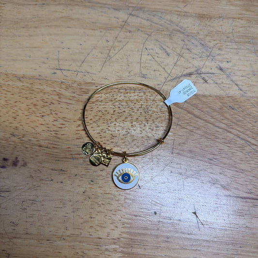 Alex and Ani Gold Evil Eye Charm Bracelet