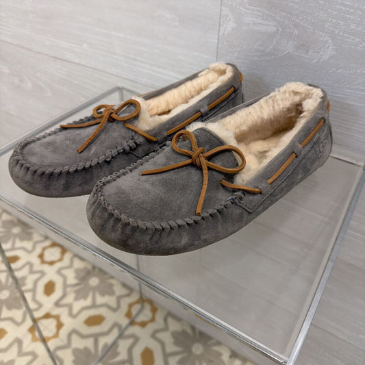 Ugg Grey Dakota Moccasin Slippers 7