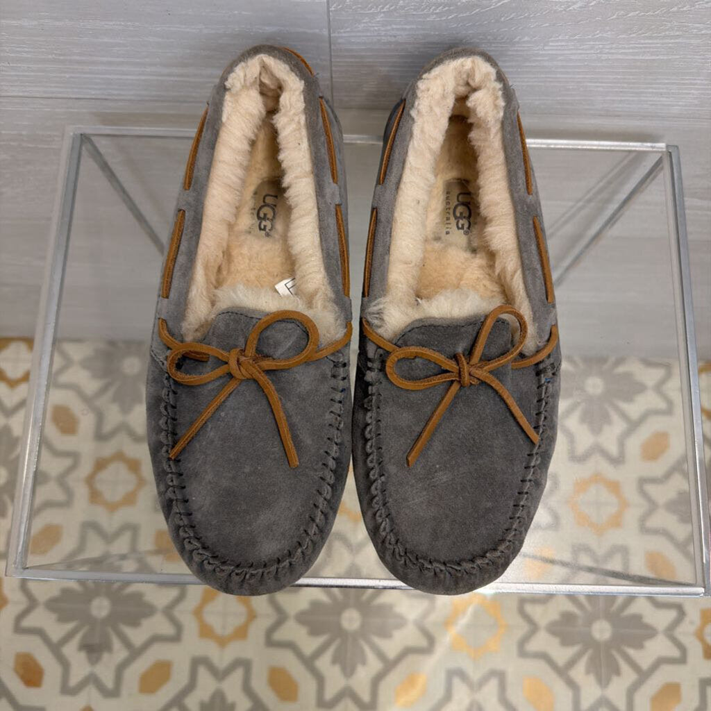 Ugg Grey Dakota Moccasin Slippers 7