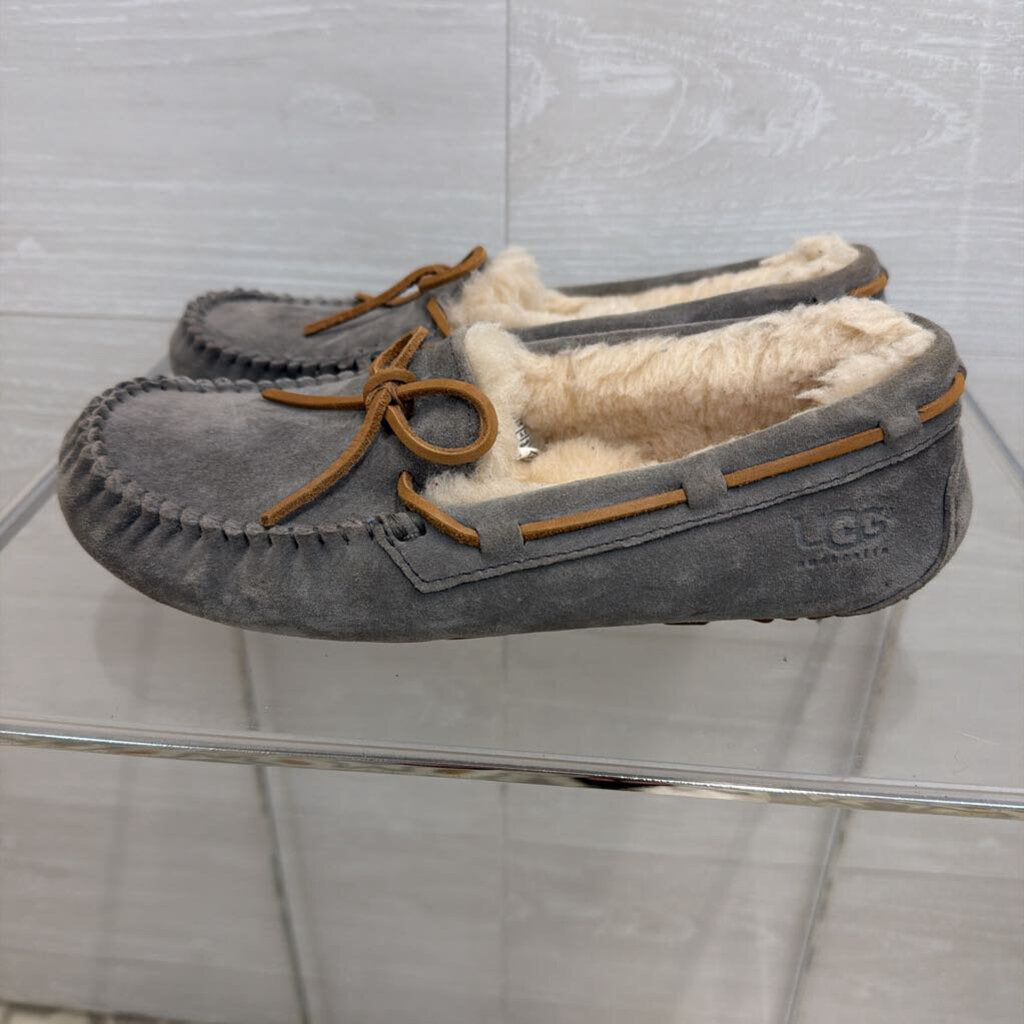 Ugg Grey Dakota Moccasin Slippers 7