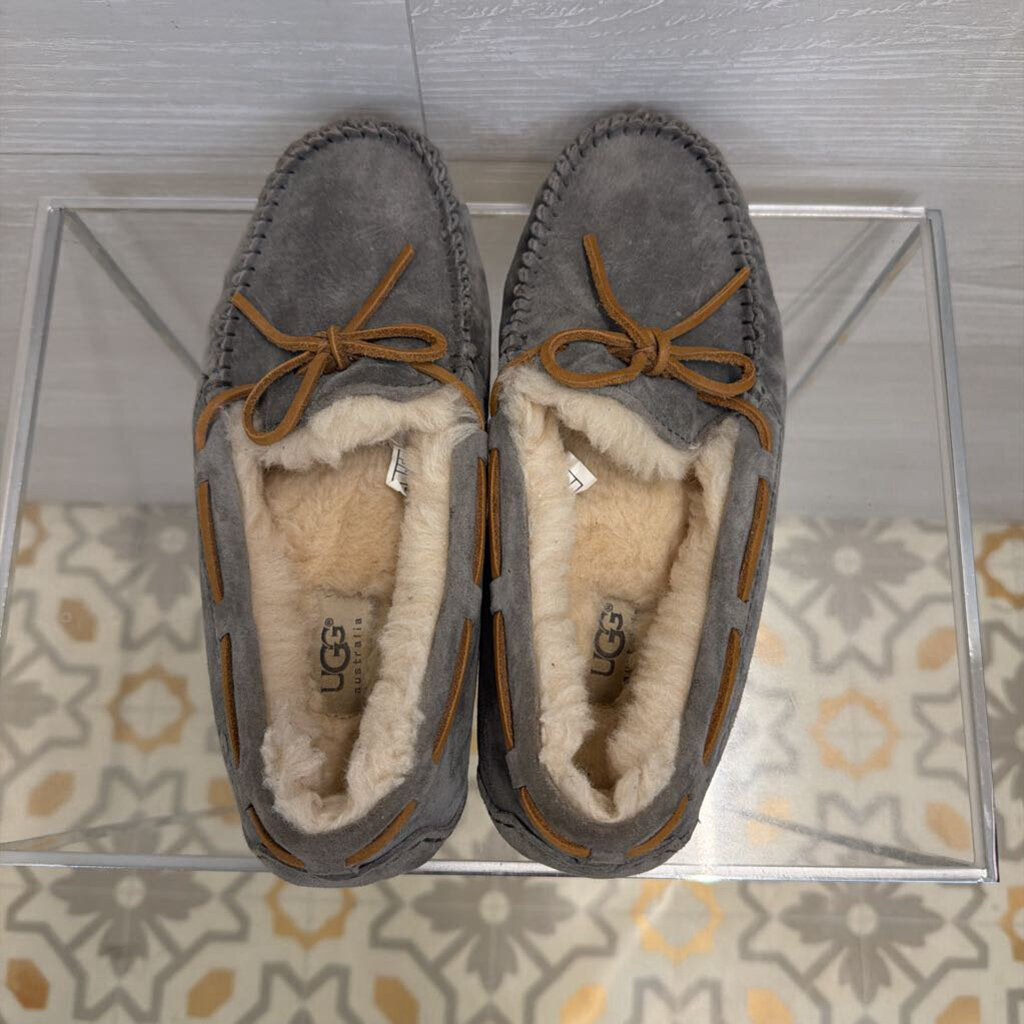 Ugg Grey Dakota Moccasin Slippers 7