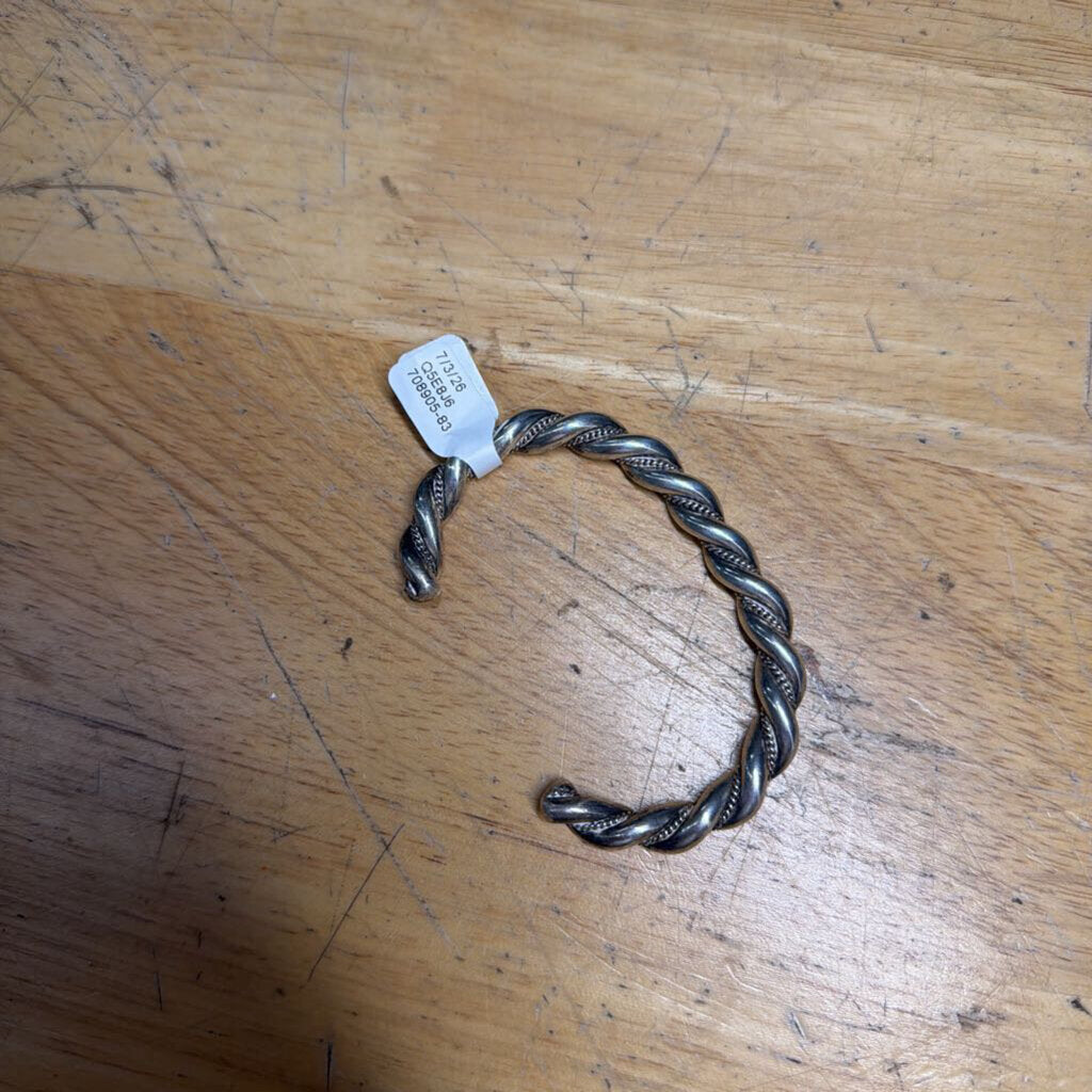 Silver Wrap Cuff Bracelet
