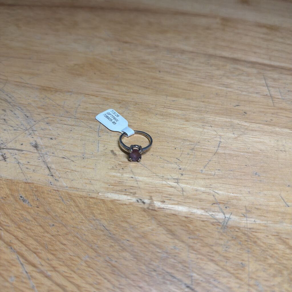 Silver/ Amethyst Ring