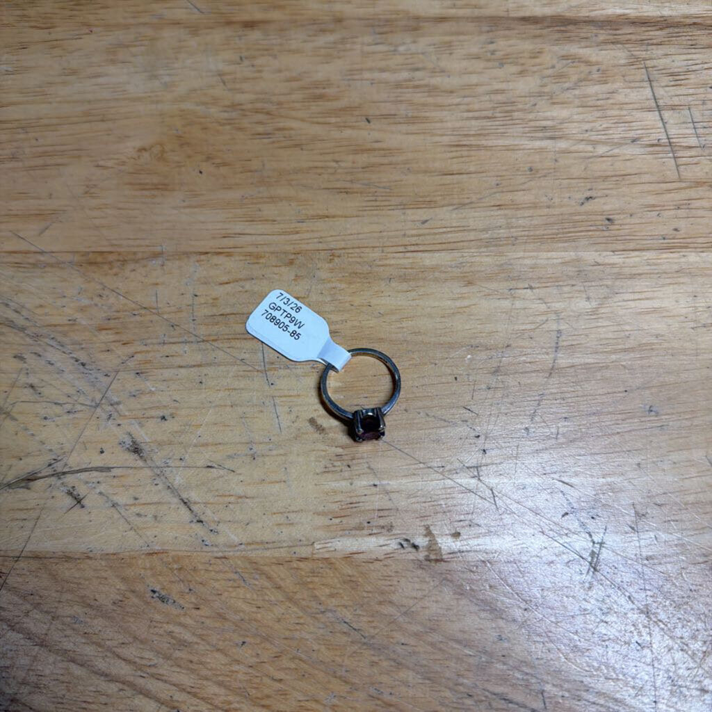 Silver/ Amethyst Ring