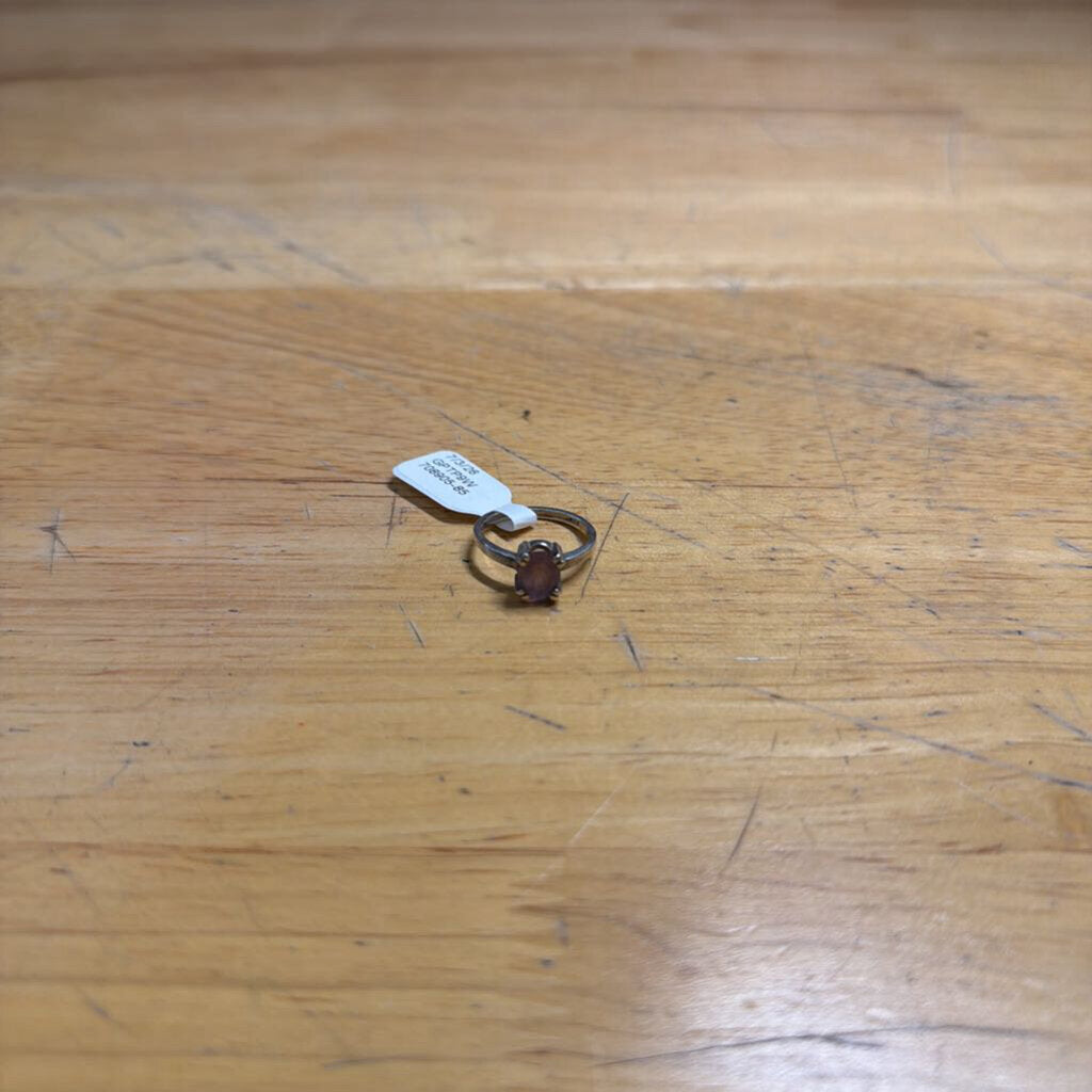 Silver/ Amethyst Ring