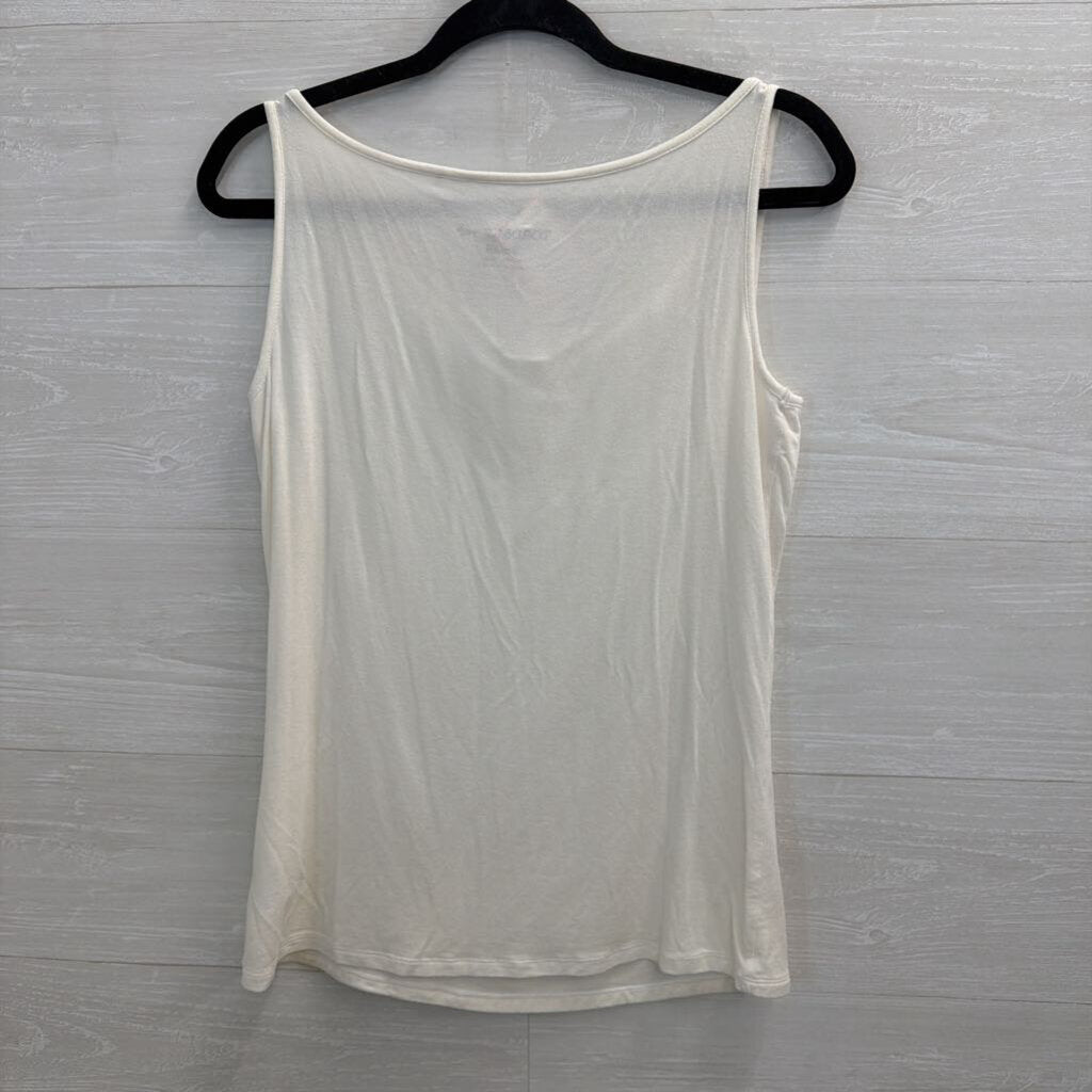 Toad and Co White Tank Top Small