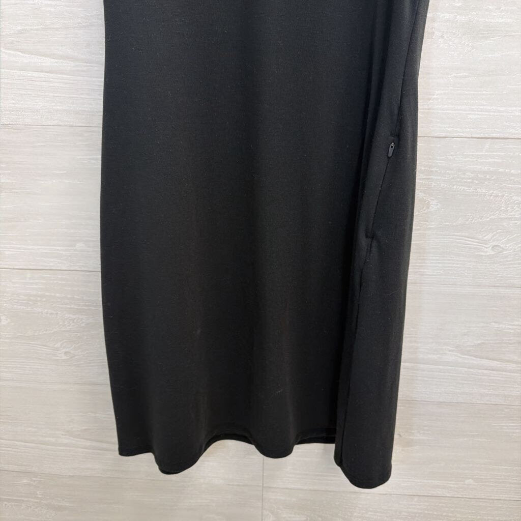 ExOfficio Black Strappy Back Sleeveless Dress Small
