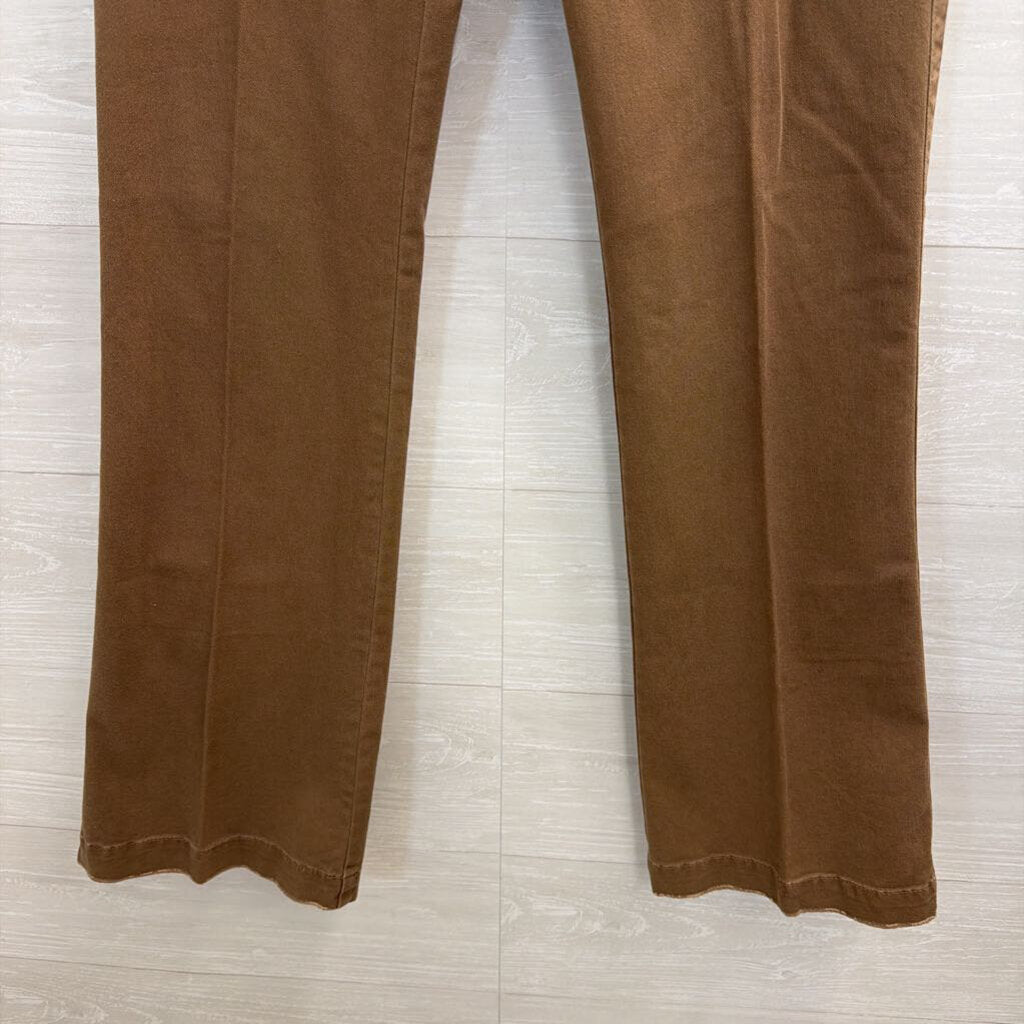 Sanctuary Brown Wide Front Pocket Straight Leg Pants 27