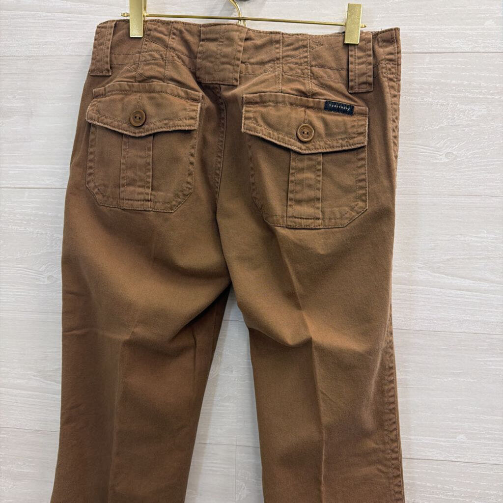 Sanctuary Brown Wide Front Pocket Straight Leg Pants 27